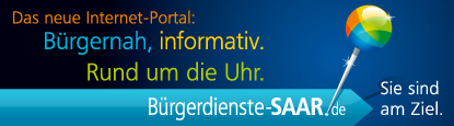 Banner Bürgerdienste Saar
